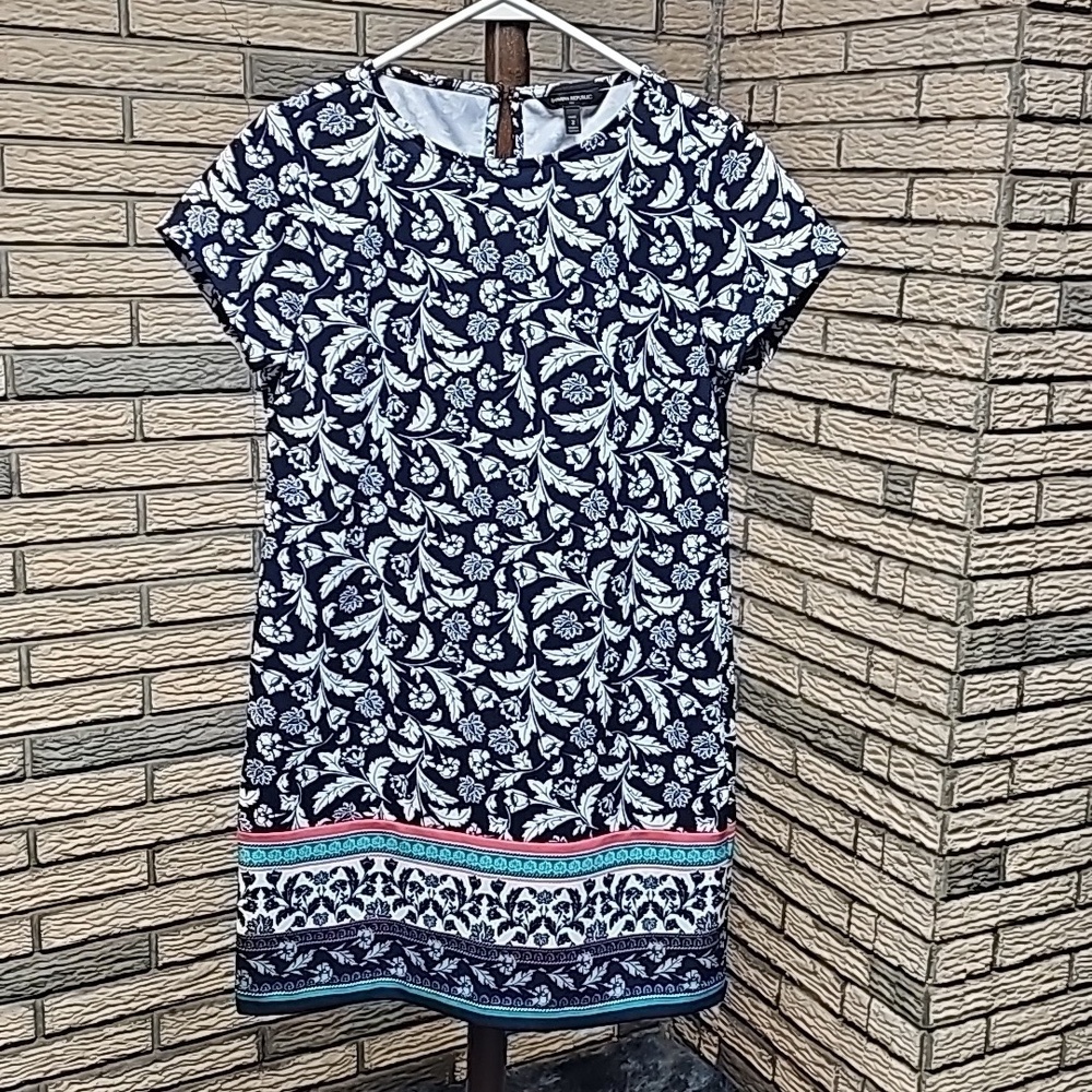 Banana Republic Ladies Floral Dress  Sz 2 Excellent